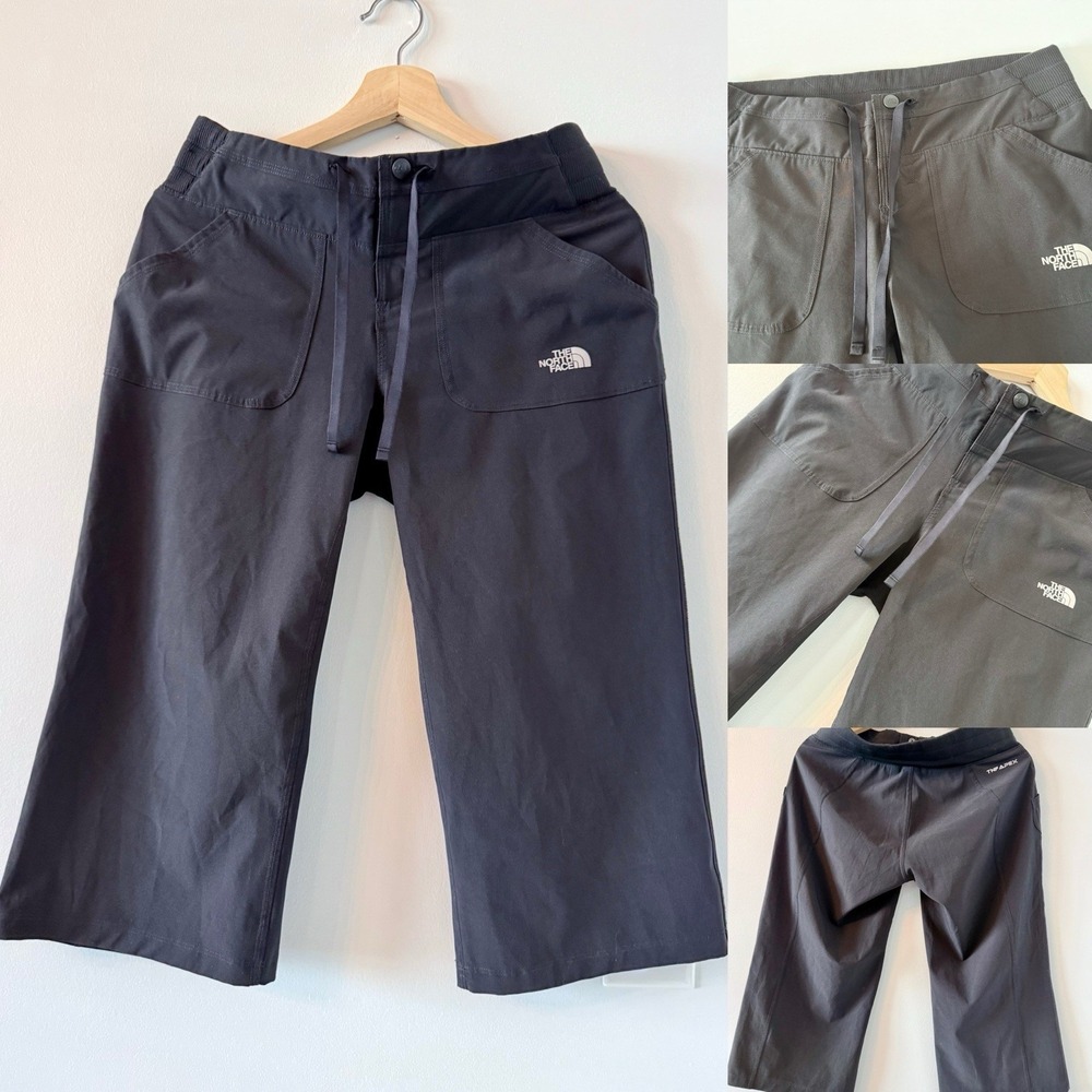 The North‎ Face Women Size Small Black TNF APEX Crop Pant Outdoor Hiking Capri